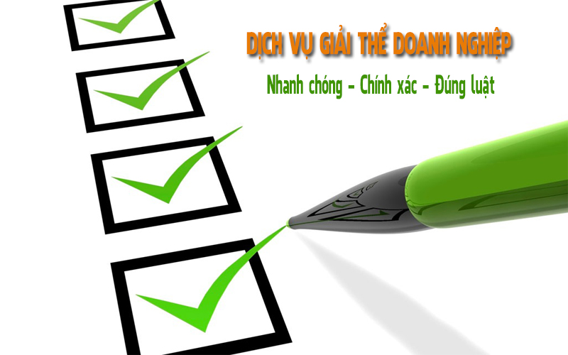 Dịch vụ giải thể doanh nghiệp