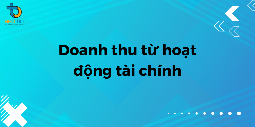 Doanh thu từ hoạt động tài chính