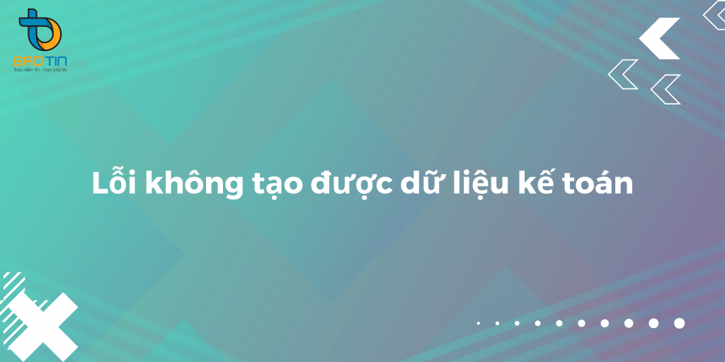 Lỗi cài phần mềm Misa “Cài xong chương trình Misa nhưng không thể tạo được dữ liệu kế toán mới”