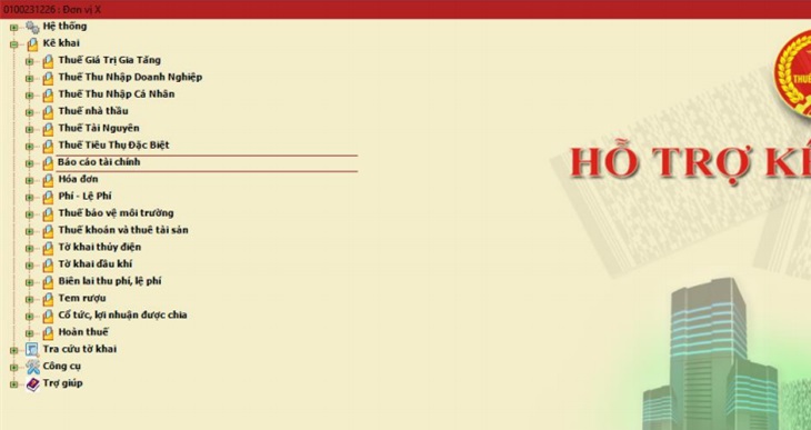 Hướng dẫn cách đăng nhập và mở tờ khai thuế trên HTKK