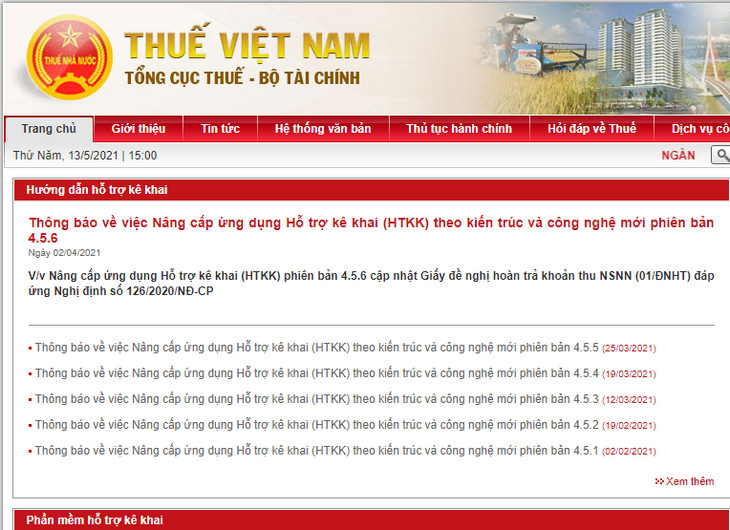 Hướng dẫn cách đăng nhập và mở tờ khai thuế trên HTKK