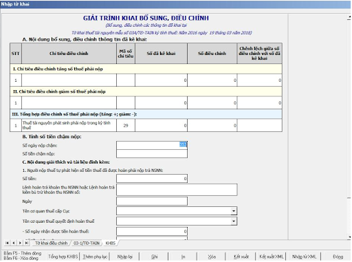 Quyết toán thuế tài nguyên theo mẫu 03A/TĐ-TAIN cho đơn vị thủy điện