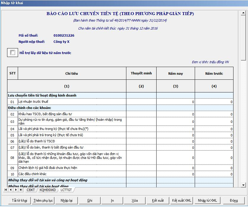Hướng dẫn làm báo cáo tài chính theo Thông tư 49 trên HTKK