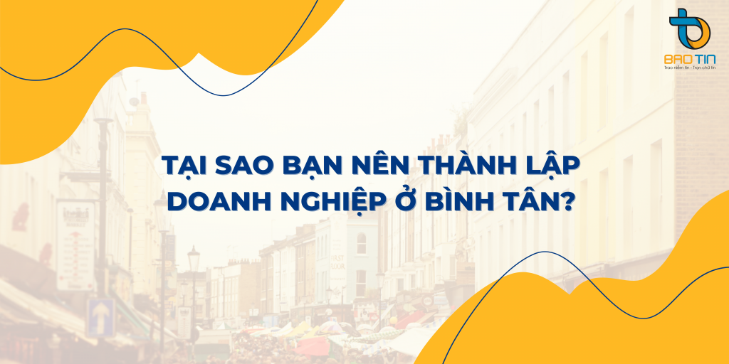 Dịch vụ làm giấy phép kinh doanh tại quận Bình Tân TPHCM