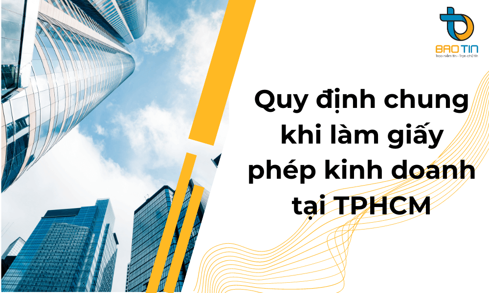 Dịch vụ làm giấy phép kinh doanh tại TPHCM trọn gói